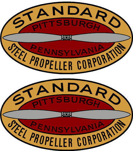 Hamilton Standard 1927-1931 Prop Propeller Decal (PAIR)