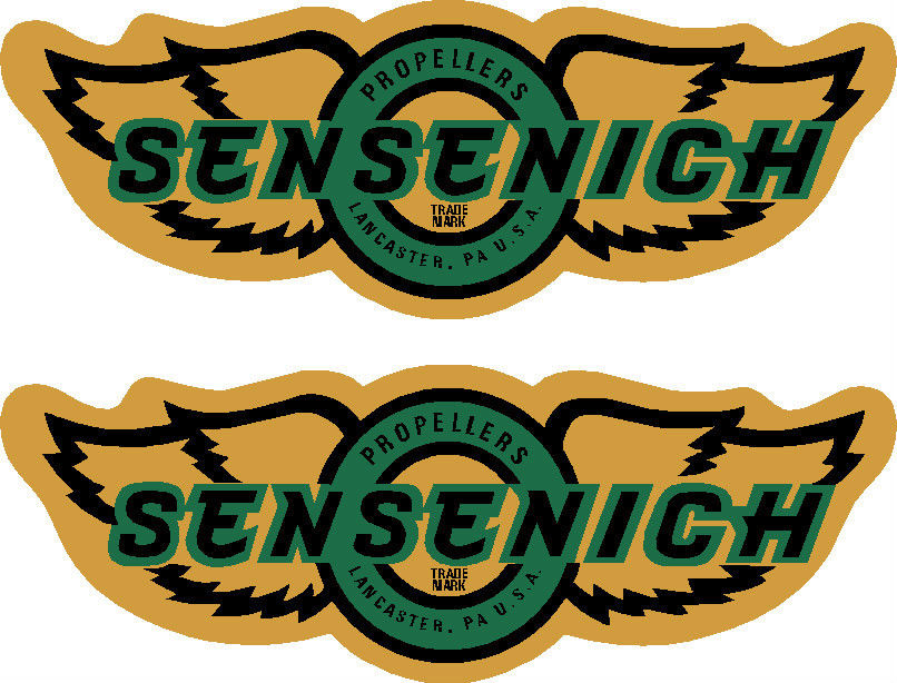 Sensenich Prop Propeller Decal (PAIR)