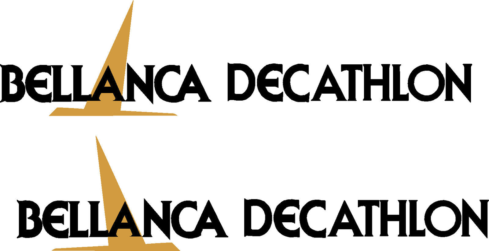 Bellanca Decathlon Logo Decal PAIR (2)
