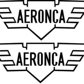 Aeronca Logo Decal PAIR