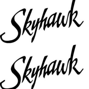 Cessna 172 Skyhawk Logo Decal PAIR (2)