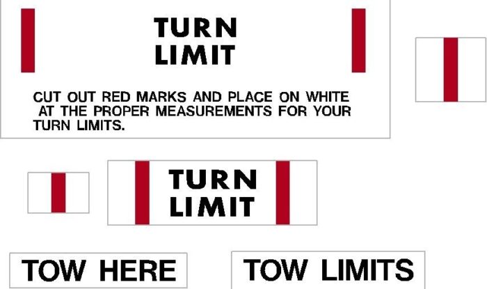 Turn Limit Placard Universal